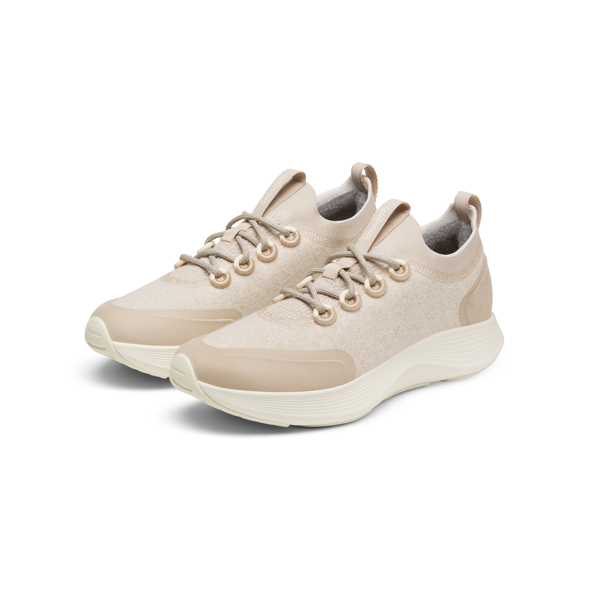 Men's Wool Strider - Rugged Beige (Natural White Sole)