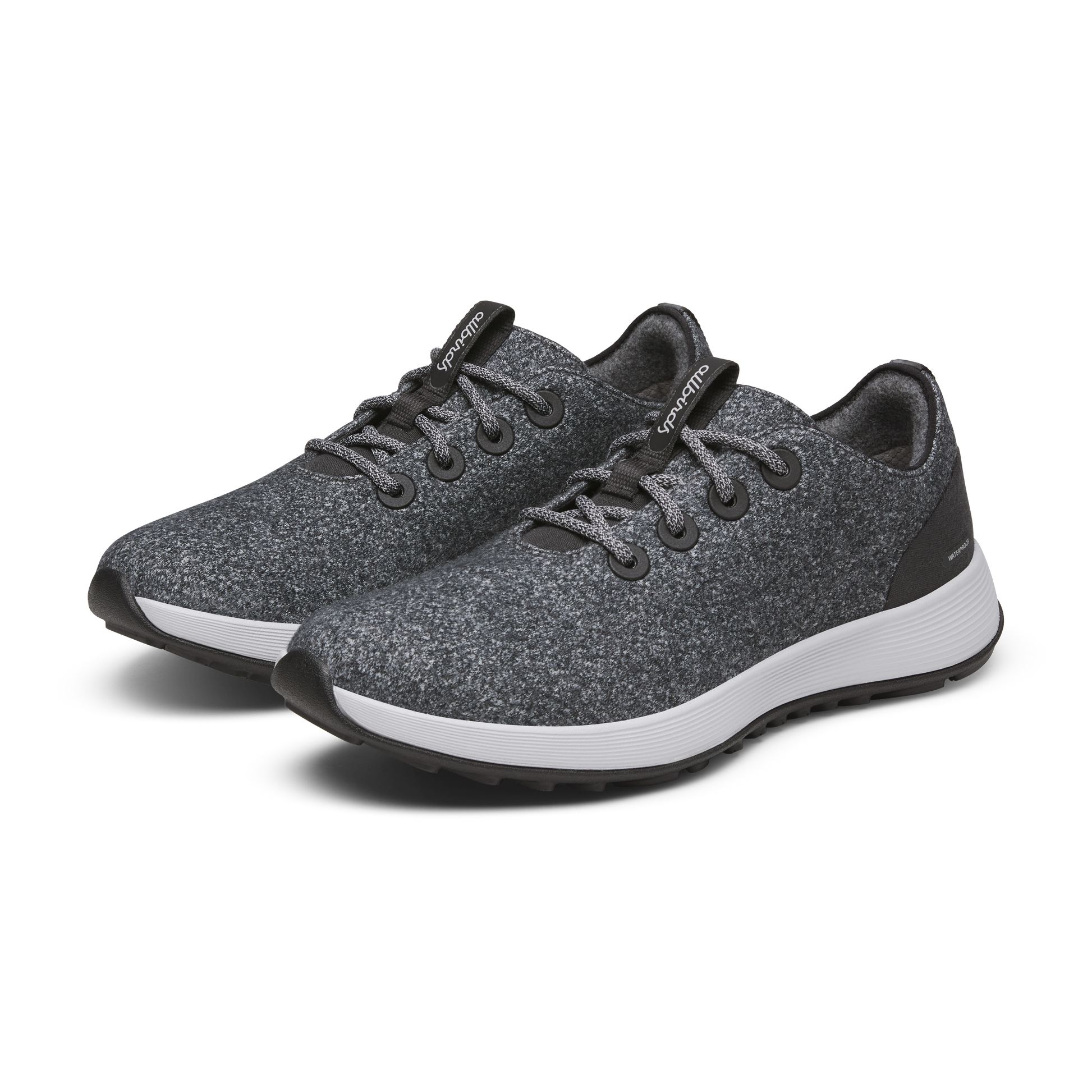 Men's Wool Runner NZ Waterproof - Dark Grey (Light Grey Sole)
