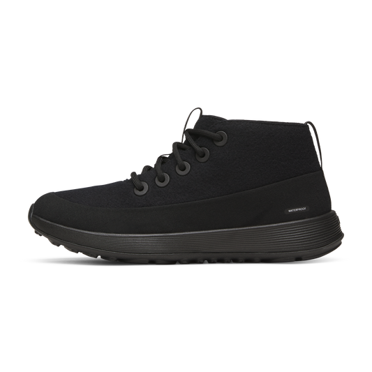Men's Wool Runner NZ Mid Waterproof - Natural Black (Natural Black Sole)