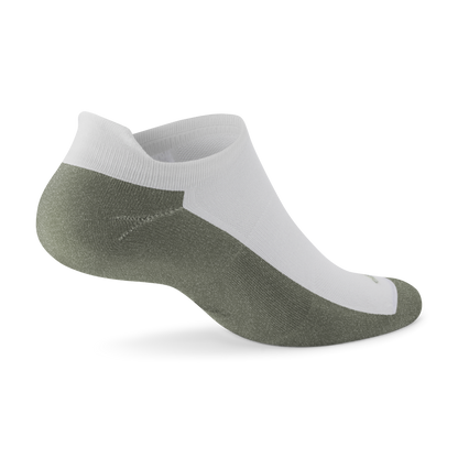 Anytime Ankle Sock - Blizzard/Thunder Green