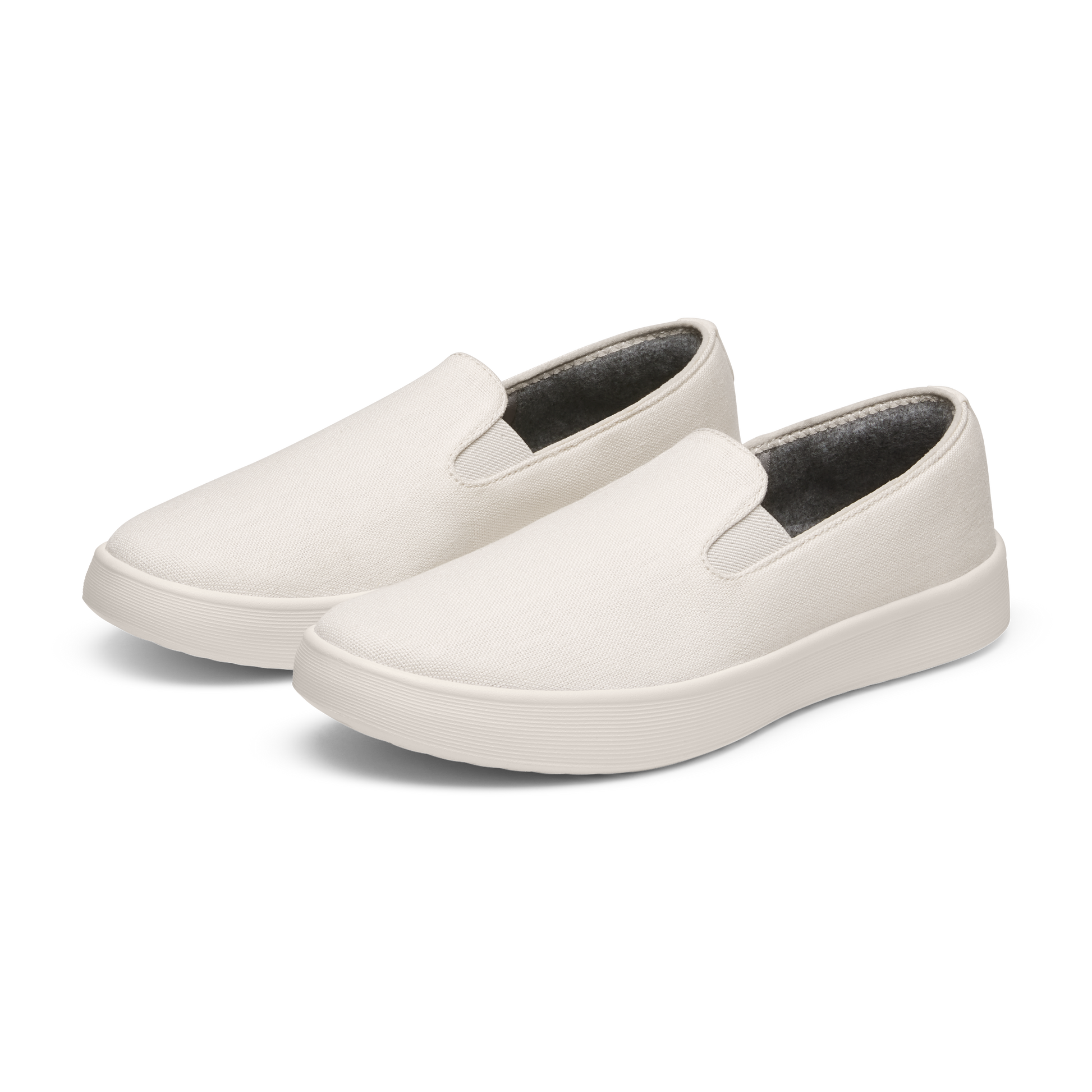 Women's Canvas Cruiser Slip On - Warm White (Natural White Sole)