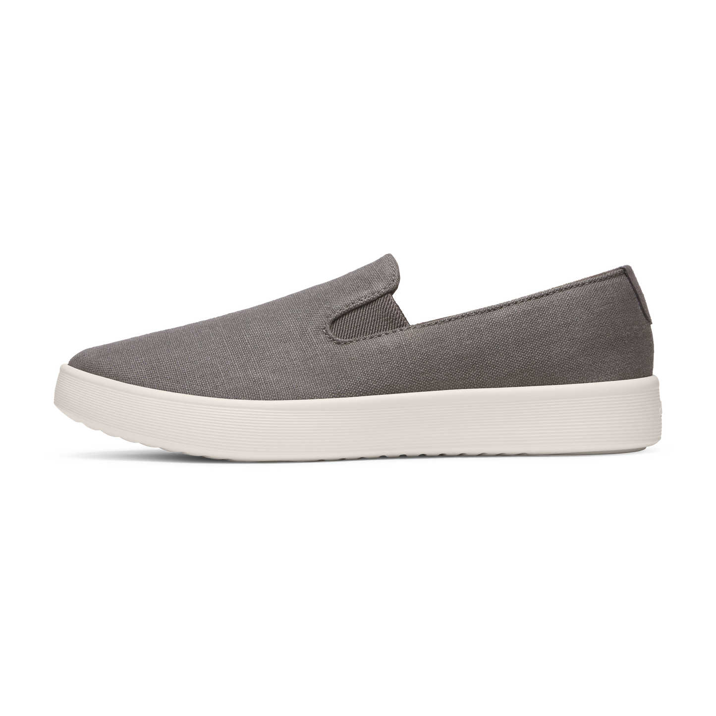 Women's Canvas Cruiser Slip On - Anthracite (Natural White Sole)