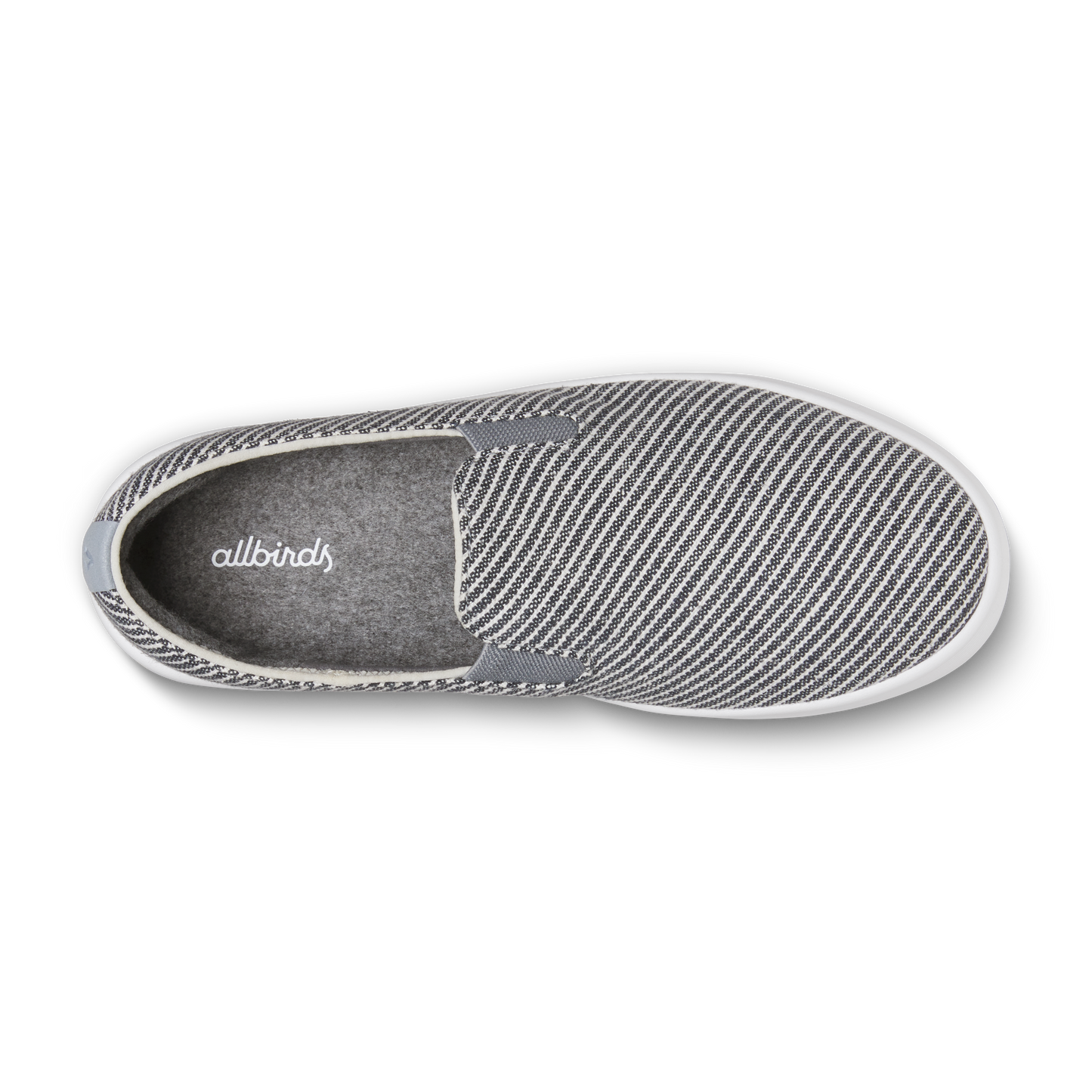 Women's Canvas Cruiser Slip On - Deep Navy Stripes (Blizzard Sole)