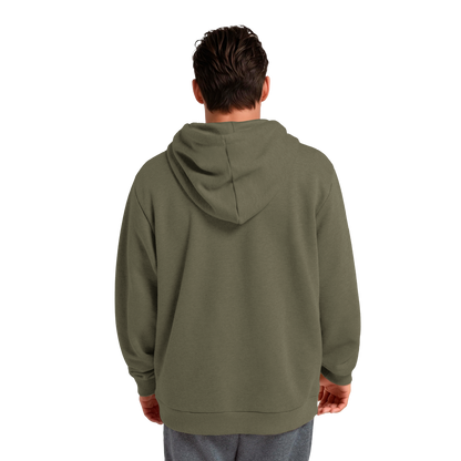 Unisex Merino Blend Hoodie - Burnt Olive