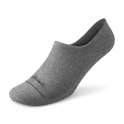 Anytime No Show Heel Grip Sock - Natural Grey Heather