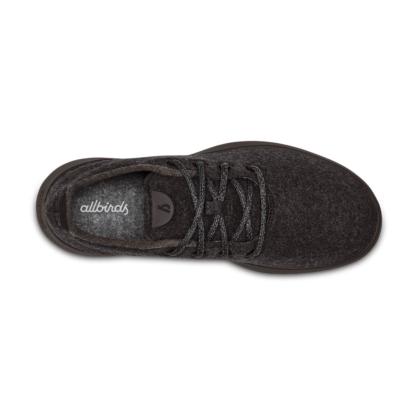 Women's Wool Runner - Natural Black (Black Sole)
