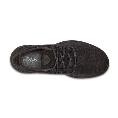 Women's Wool Runner - Natural Black (Black Sole)