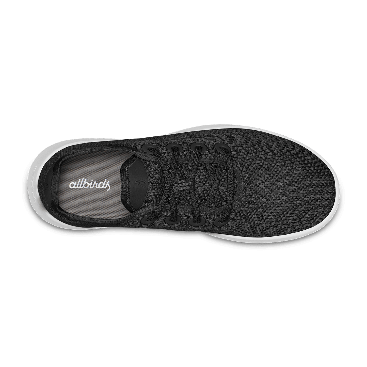 Women's Tree Runner - Jet Black (White Sole)