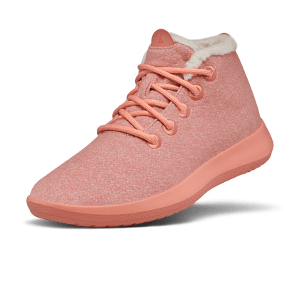Men's Wool Runner-up Mizzle Fluffs - Calm Coral (Calm Coral Sole)